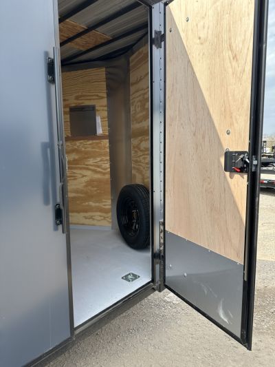 New 2026 Cargo Craft 7'x18'x7'tall Elite V Nose Sport Slate Blue w/ ramp Cargo / Enclosed Trailer