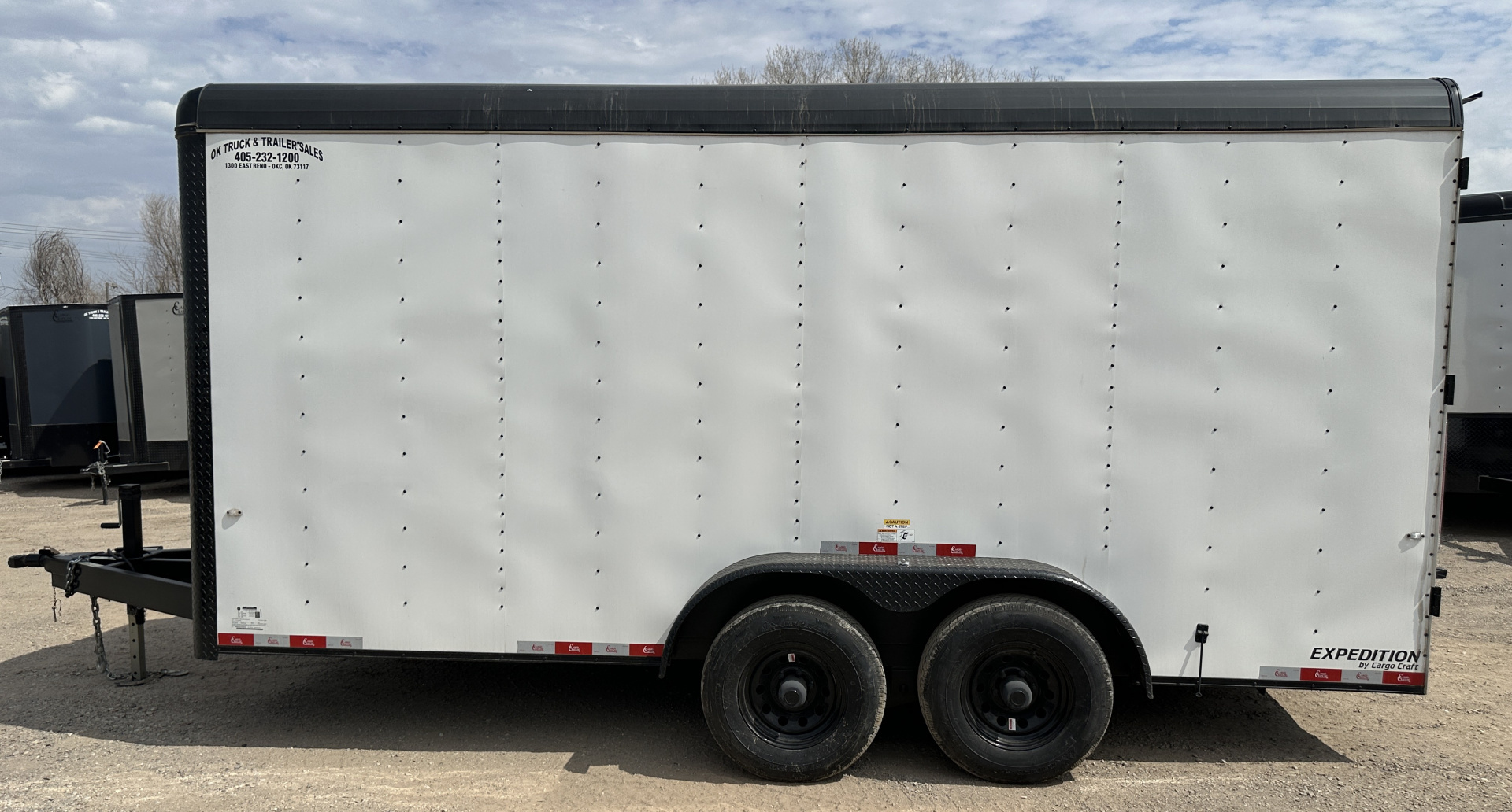 New 2026 Cargo Craft 7'x16'x7'tall, Expedition Extreme Double Door White black out 5200's Cargo / Enclosed Trailer