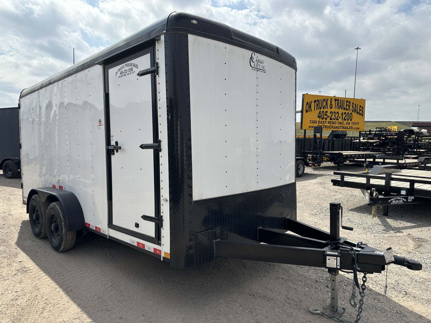 New 2026 Cargo Craft 7'x16'x7'tall, Expedition Extreme Double Door White black out 5200's Cargo / Enclosed Trailer