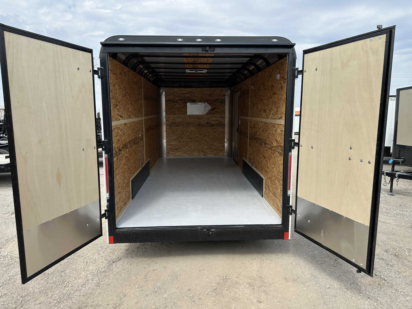 New 2026 Cargo Craft 7'x16'x7'tall, Expedition Extreme Double Door White black out 5200's Cargo / Enclosed Trailer