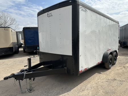 New 2026 Cargo Craft 7'x16'x7'tall, Expedition Extreme Double Door White black out 5200's Cargo / Enclosed Trailer
