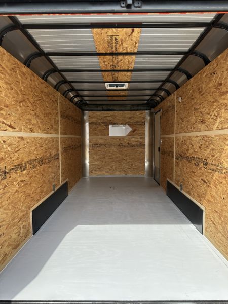 New 2026 Cargo Craft 7'x16'x7'tall, Expedition Extreme Double Door White black out 5200's Cargo / Enclosed Trailer