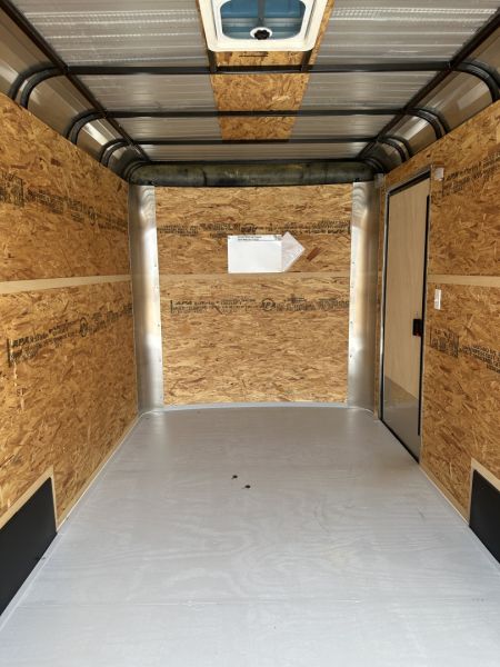 New 2026 Cargo Craft 7'x16'x7'tall, Expedition Extreme Double Door White black out 5200's Cargo / Enclosed Trailer