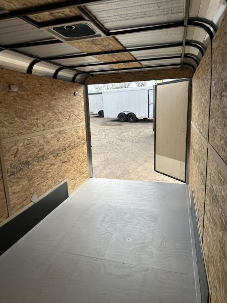 New 2026 Cargo Craft 7'x16'x7'tall, Expedition Extreme Double Door White black out 5200's Cargo / Enclosed Trailer