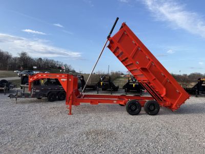 New 2026 Delco Trailers D6- 83 X16' (3FT SIDES) TELESCOPIC Dump Trailer