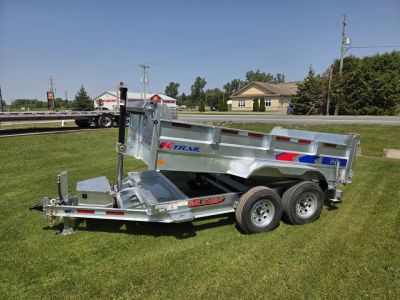 New 2027 K-Trail 7 x 12 Expert Series 7 Ton Dump Trailer With Hydraulic Jack