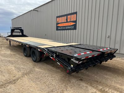 New 2026 PJ Trailers 32' LD Gooseneck 10K's Flatbed Trailer