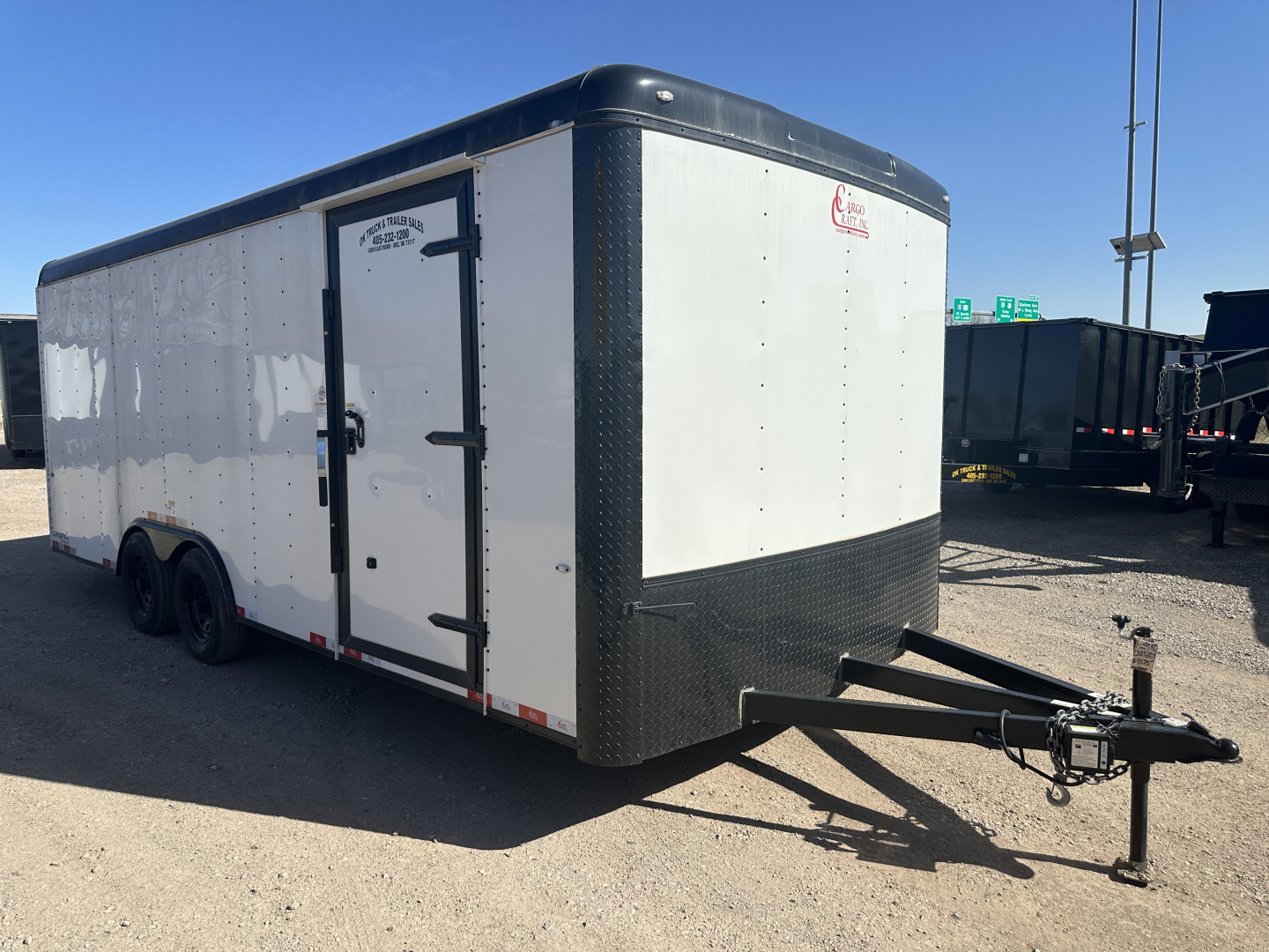 New 2025 Cargo Craft 8.5'x20'x7'tall Expedition Ramp white/black out Cargo / Enclosed Trailer