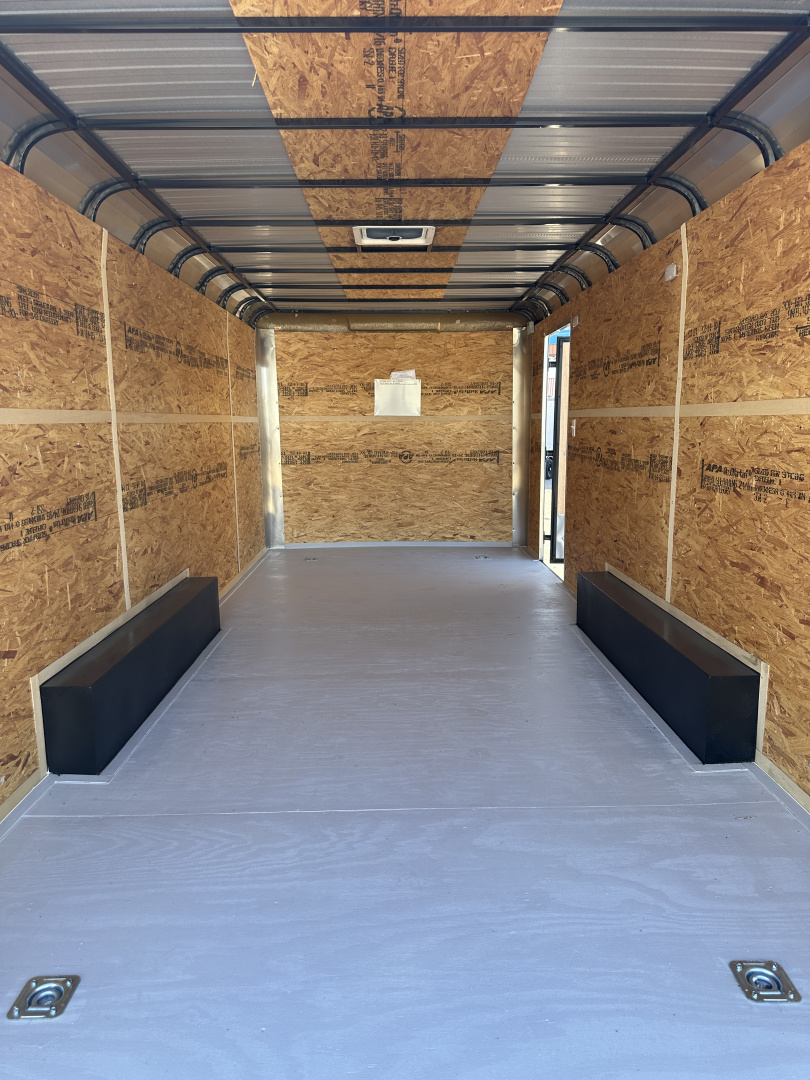 New 2025 Cargo Craft 8.5'x20'x7'tall Expedition Ramp white/black out Cargo / Enclosed Trailer
