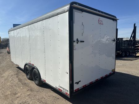 New 2025 Cargo Craft 8.5'x20'x7'tall Expedition Ramp white/black out Cargo / Enclosed Trailer