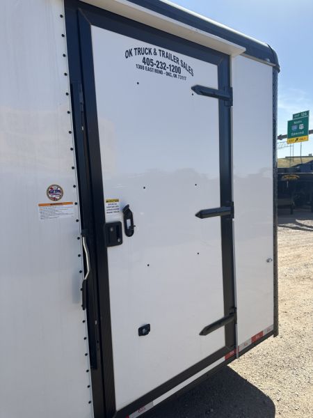 New 2025 Cargo Craft 8.5'x20'x7'tall Expedition Ramp white/black out Cargo / Enclosed Trailer