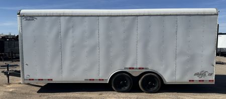 New 2024 Cargo Craft 8.5"x20'x7'Tall Car Hauler 3500's white/black out Cargo / Enclosed Trailer