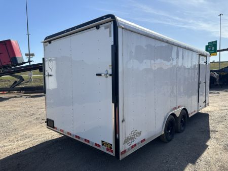 New 2024 Cargo Craft 8.5"x20'x7'Tall Car Hauler 3500's white/black out Cargo / Enclosed Trailer