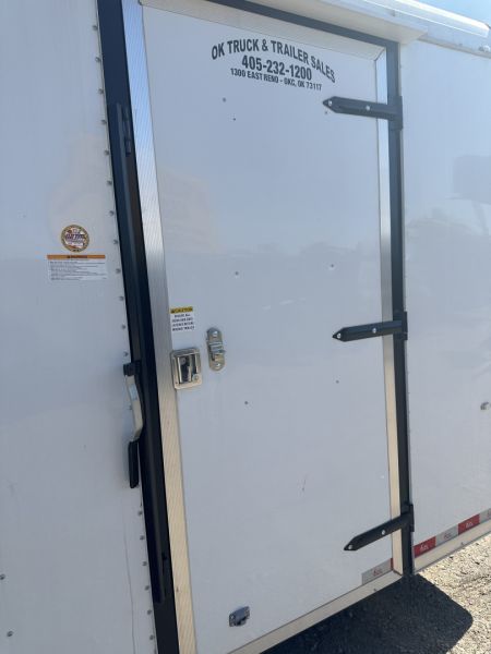 New 2024 Cargo Craft 8.5"x20'x7'Tall Car Hauler 3500's white/black out Cargo / Enclosed Trailer