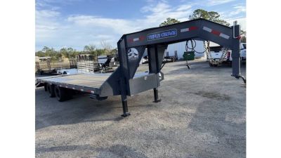 New 2026 Triple Crown Trailers 25FT (20+5) Gooseneck Equipment Trailer – Dovetail w/ Mega Ramps