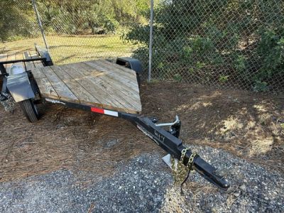 Used 2025 321 Trailers LLC 4 x 7.5 Utility Trailer with New Chains, Paint & Wood Utility Trailer Utility Trailer