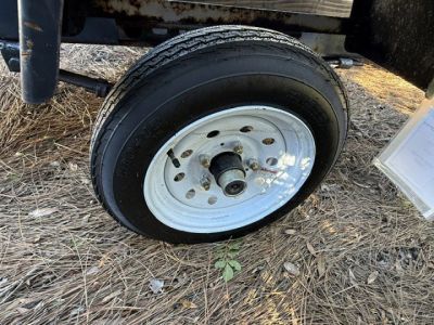 Used 2025 321 Trailers LLC 4 x 7.5 Utility Trailer with New Chains, Paint & Wood Utility Trailer Utility Trailer