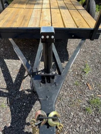 Used 2025 321 Trailers LLC 4.5 x 9 Utility Trailer with New Wood, Jack, Lighting & Tires