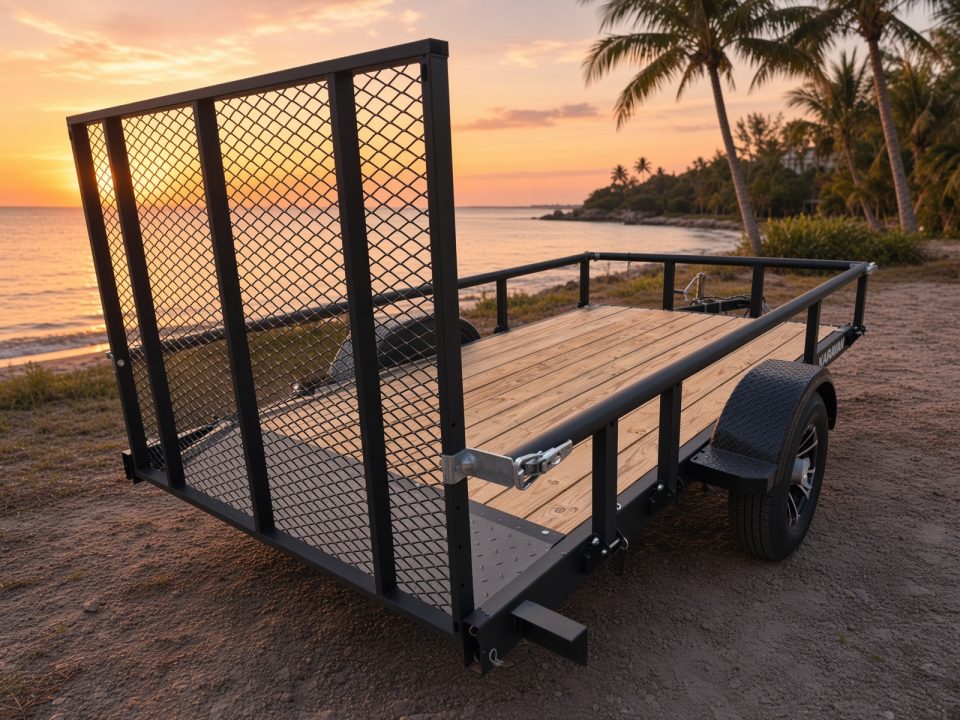 New 2026 5.5 x 11 Utility Trailer Steel Trailer – Tough, Reliable & Built for Heavy Loads N427496