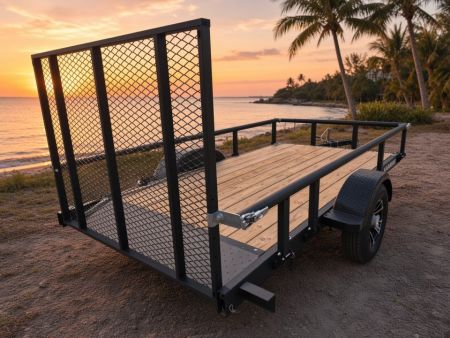 New 2026 5.5 x 11 Utility Trailer Steel Trailer – Tough, Reliable & Built for Heavy Loads N427496