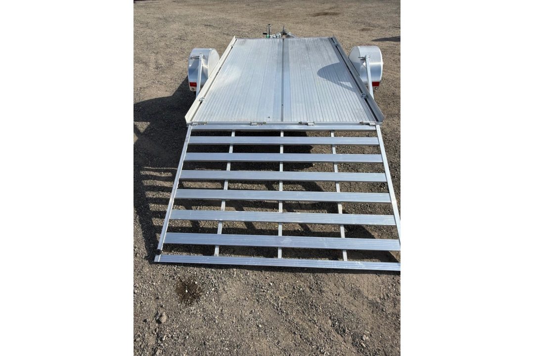 New 2026 Mission 6 x 12 Aluminum Utility Single Axle Trailer Lightweight Perfect for Golf Carts & ATV's