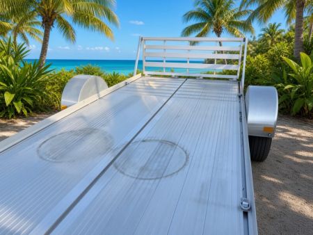 New 2026 Mission 6 x 12 Aluminum Utility Single Axle Trailer Lightweight Perfect for Golf Carts & ATV's