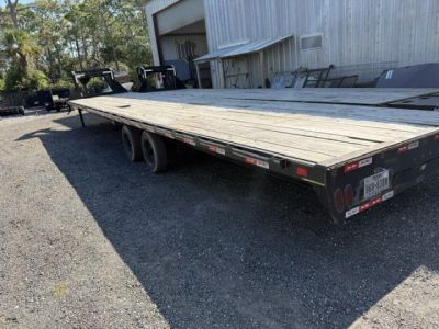 Used 2024 Trail Maxx 40 Ft Gooseneck Equipment Trailer – Hidden Ramps | 12,000 LB GVWR