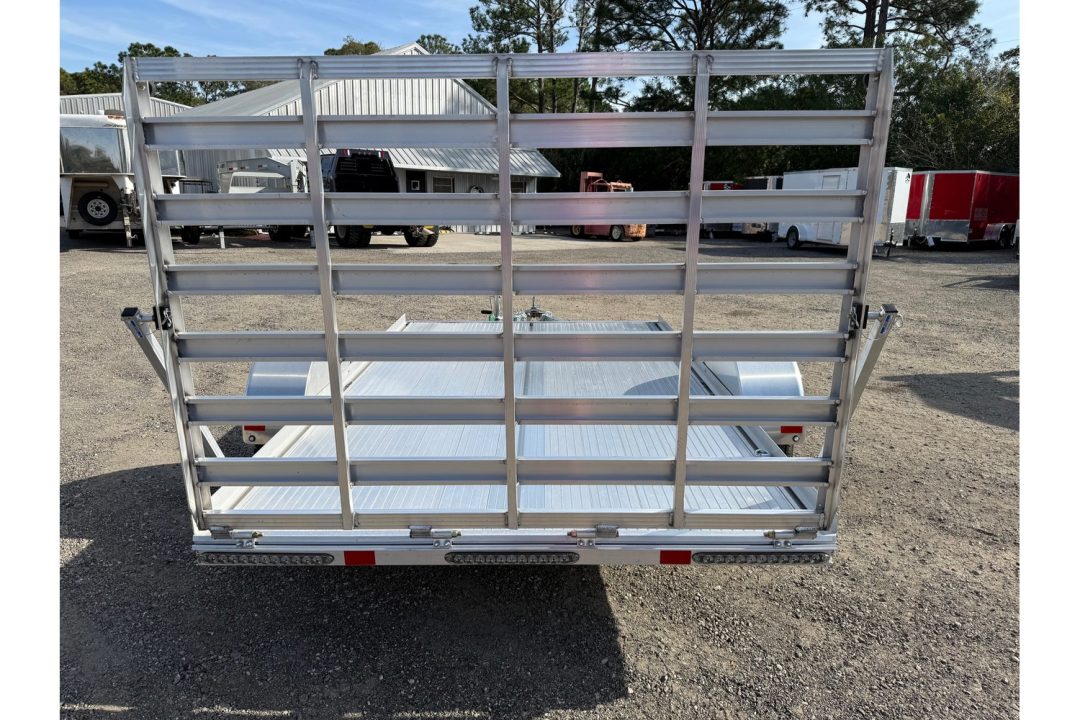 New 2026 Mission 7 x 14 Utility Single Axle Trailer Lightweight Carrier for Golf Carts & ATVs
