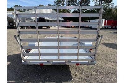 New 2026 Mission 7 x 14 Utility Single Axle Trailer Lightweight Carrier for Golf Carts & ATVs