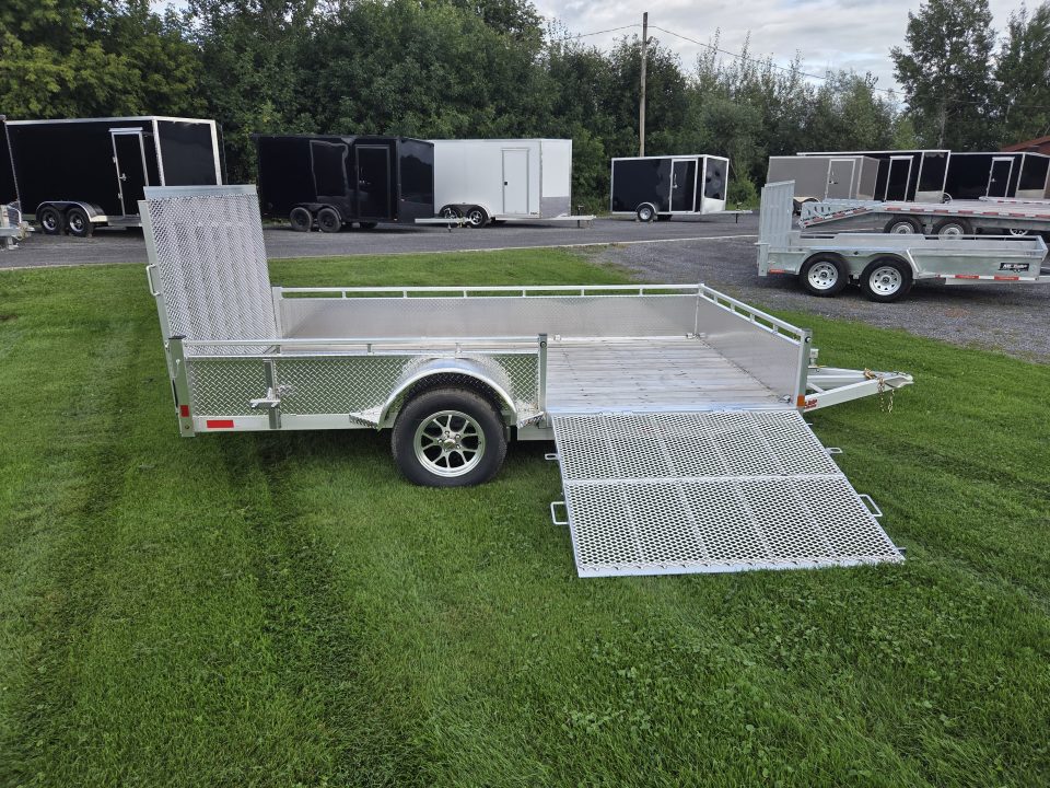New 2027 Canadian Built All Aluminum 7'x12' SA-3500 Side Loader Utility Trailer