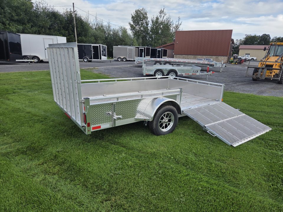 New 2027 Canadian Built All Aluminum 7'x12' SA-3500 Side Loader Utility Trailer