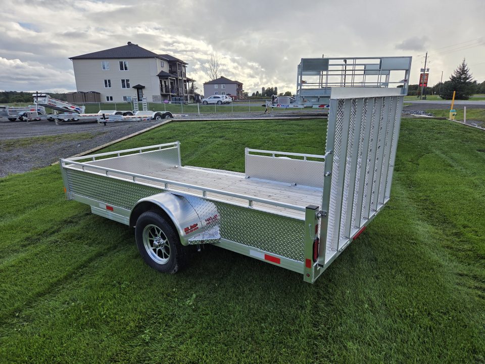 New 2027 Canadian Built All Aluminum 7'x12' SA-3500 Side Loader Utility Trailer