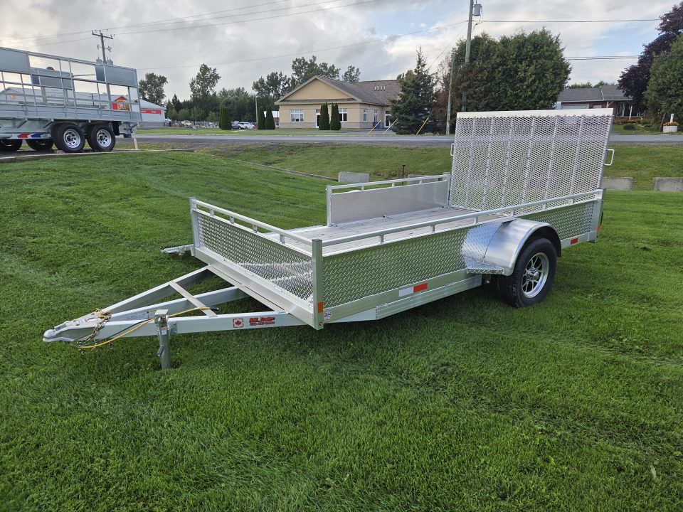 New 2027 Canadian Built All Aluminum 7'x12' SA-3500 Side Loader Utility Trailer