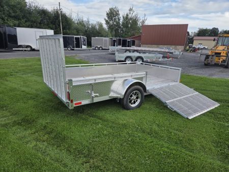 New 2027 Canadian Built All Aluminum 7'x12' SA-3500 Side Loader Utility Trailer