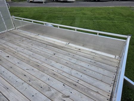 New 2027 Canadian Built All Aluminum 7'x12' SA-3500 Side Loader Utility Trailer