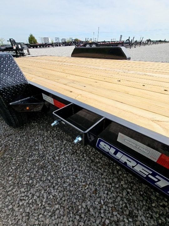 New 2026 Sure-Trac 7 x 22 (20+2) 10K C-Channel Wood Deck Car Hauler