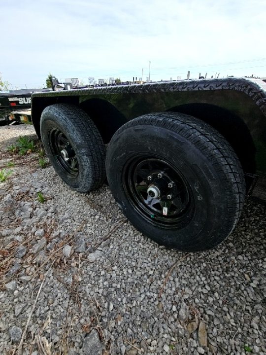 New 2026 Sure-Trac 7 x 22 (20+2) 10K C-Channel Wood Deck Car Hauler