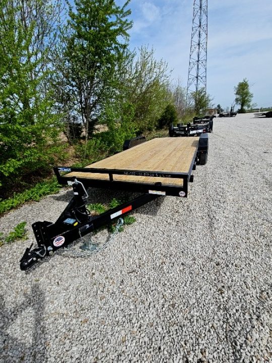 New 2026 Sure-Trac 7 x 22 (20+2) 10K C-Channel Wood Deck Car Hauler
