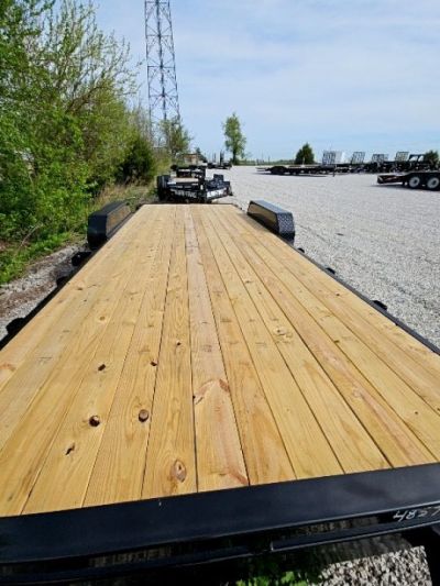 New 2026 Sure-Trac 7 x 22 (20+2) 10K C-Channel Wood Deck Car Hauler