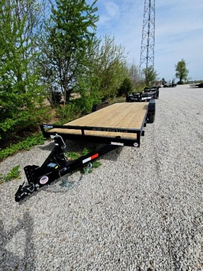 New 2026 Sure-Trac 7 x 22 (20+2) 10K C-Channel Wood Deck Car Hauler