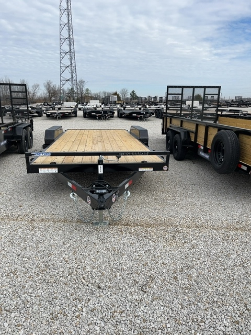 New 2026 Sure-Trac 7 x 20 (18+2) 10K C-Channel Wood Deck Car Hauler