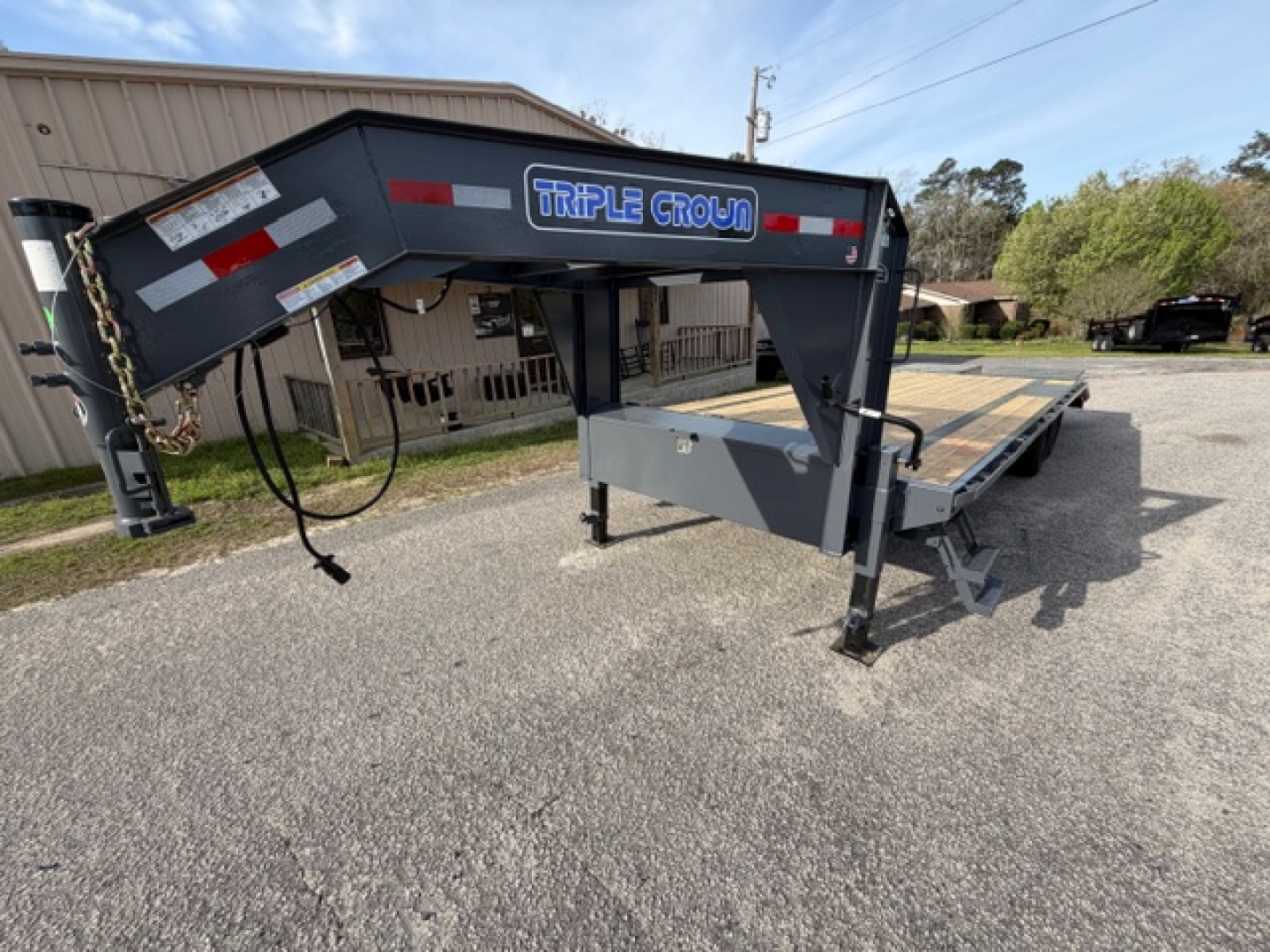 2027 9×25 Equipment Flatbed Trailer