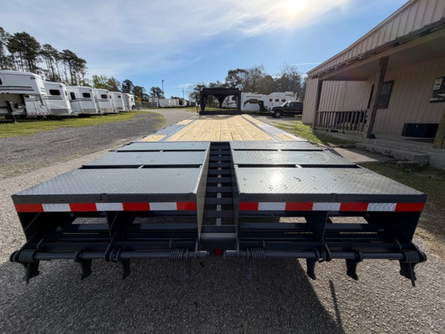 2027 9×25 Equipment Flatbed Trailer photo 5