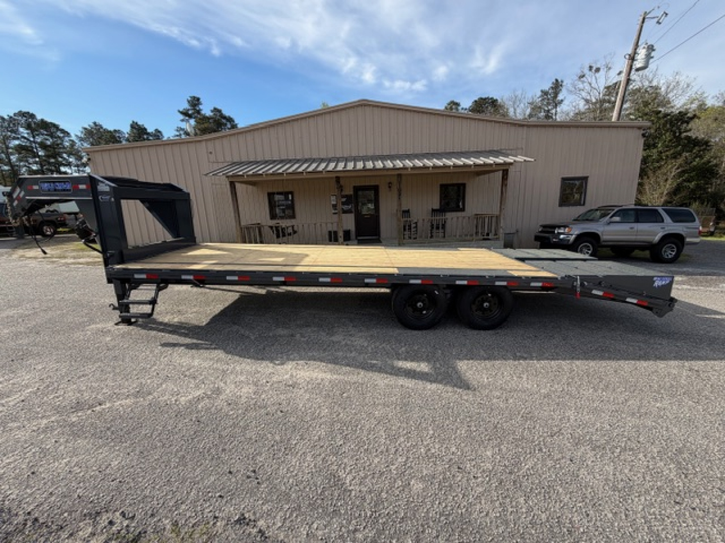 2027 9×25 Equipment Flatbed Trailer photo 2