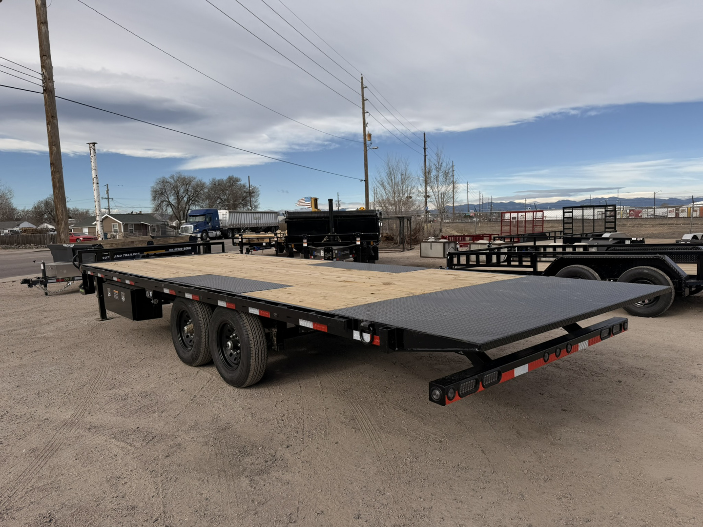 New 2026 Load Trail 8.5-24 Deckover Tilt Equipment Hauler 14K GVWR