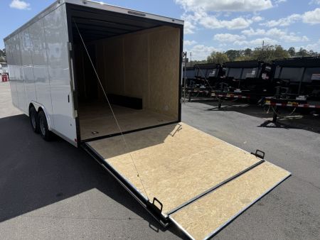New TX8.5X20TA3 Texas Trailers Cargo / Enclosed Trailer w/ Ramp Door & 48" Side Door