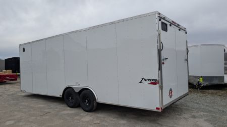 New 2026 Homesteader 8.5 x 24 HD SERIES Intrepid Car Hauler w/ Ramp (84" Inside)