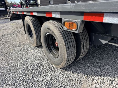 New 2026 Lamar Trailers 102X36 GOOSENECK 24K GVWR (MEGA RAMPS) Flatbed Trailer