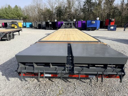 New 2026 Lamar Trailers 102X36 GOOSENECK 24K GVWR (MEGA RAMPS) Flatbed Trailer