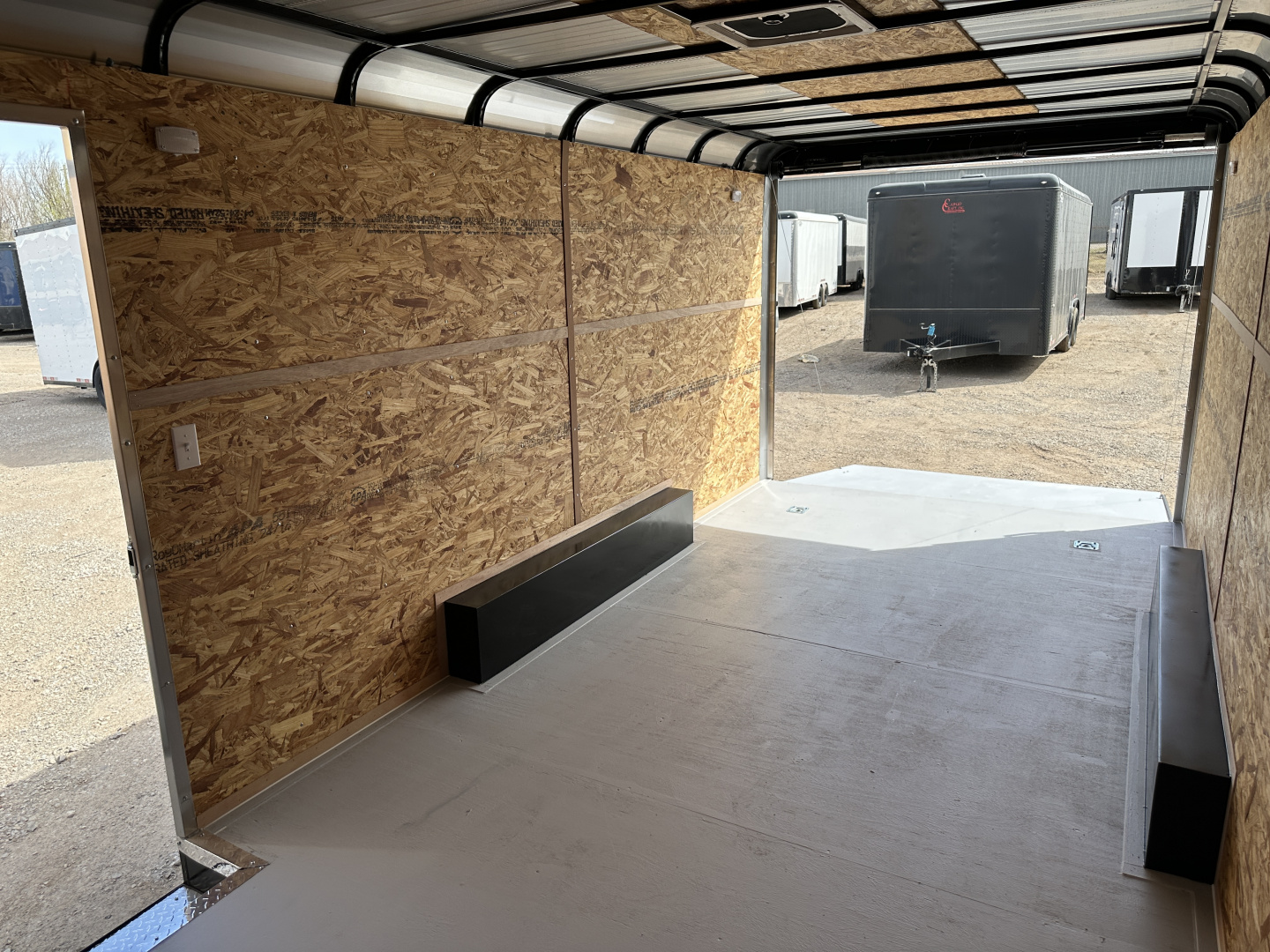 New 2026 Cargo Craft 8.5'x20x7'tall Expedition 5200s ramp White Black out Cargo / Enclosed Trailer